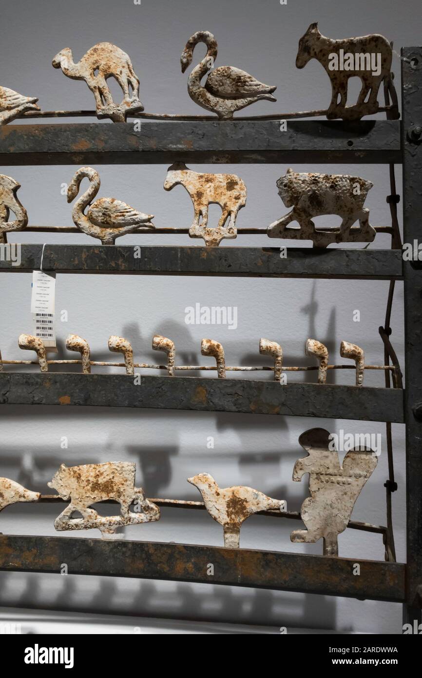 Antiquariato americano in anteprima all'asta presso Christie's Inc. Auction House, New York City, USA Foto Stock