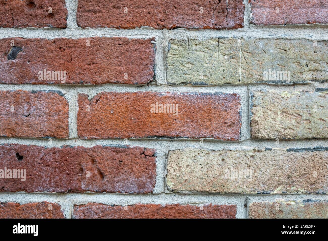 Vecchia facciata in mattoni Foto Stock