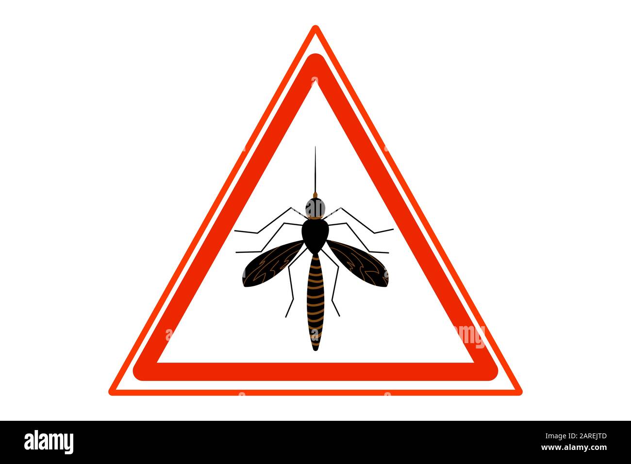 Concetto di prevenzione dei virus epidemici. Controllo degli insetti, per il simbolo informativo e istituzionale del vettore igienico-sanitario. EPS10 Illustrazione Vettoriale