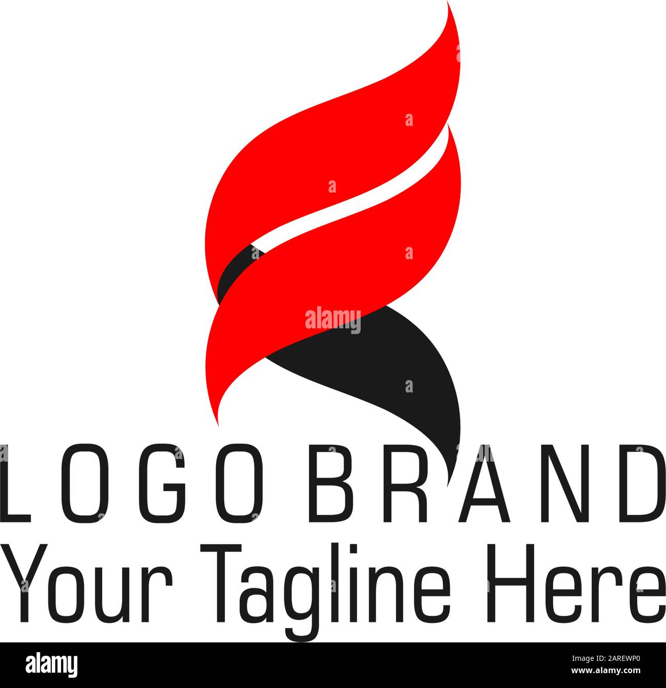 simbolo del vettore di disegno di fumo di curve 3d Illustrazione Vettoriale