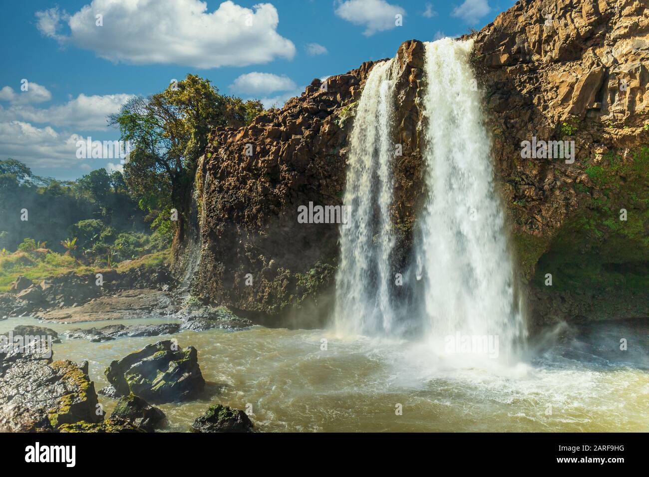 Cascata Blu Del Nilo In Etiopia Foto Stock