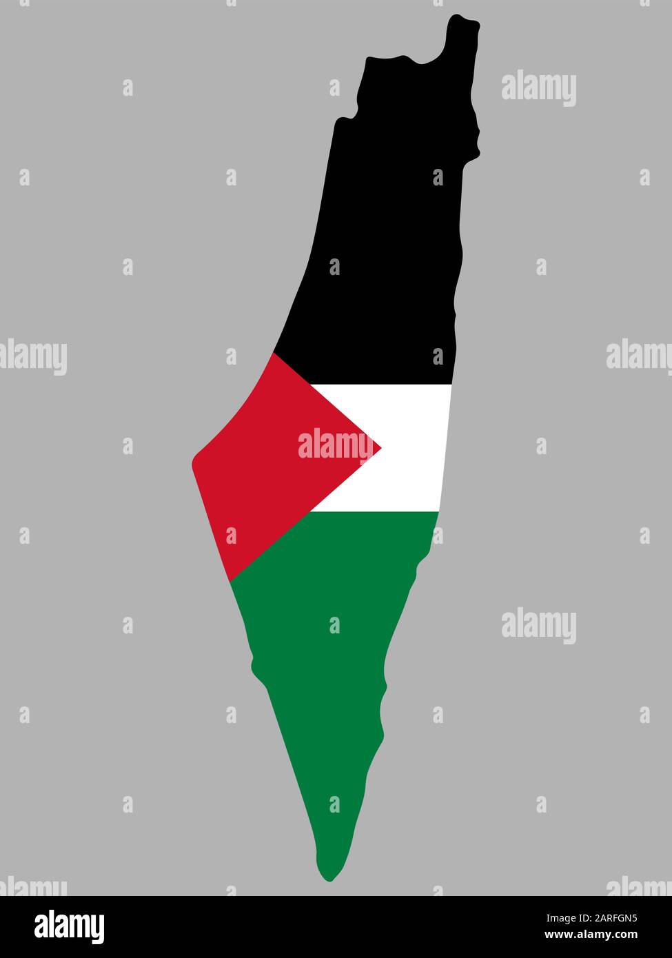 Indicatore mappa Palestina illustrazione vettoriale eps 10 Illustrazione Vettoriale