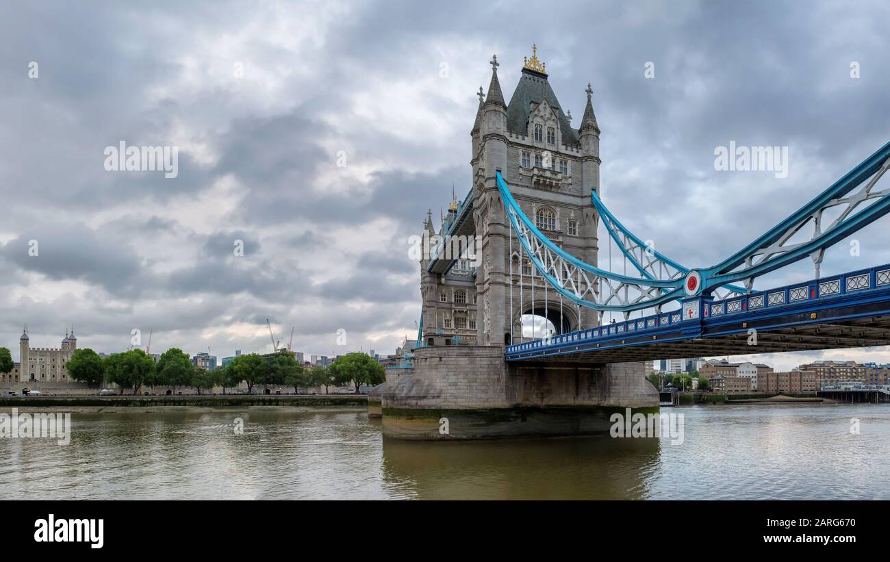 London Tower Bridge Foto Stock