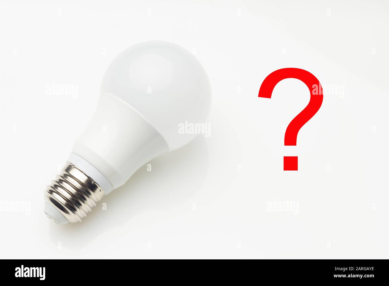 Basso consumo, minore calore, consumo responsabile di energia; risparmio energetico di lampadine e massima luminosità per vedere bene, leggere bene; Perfettamente il Foto Stock