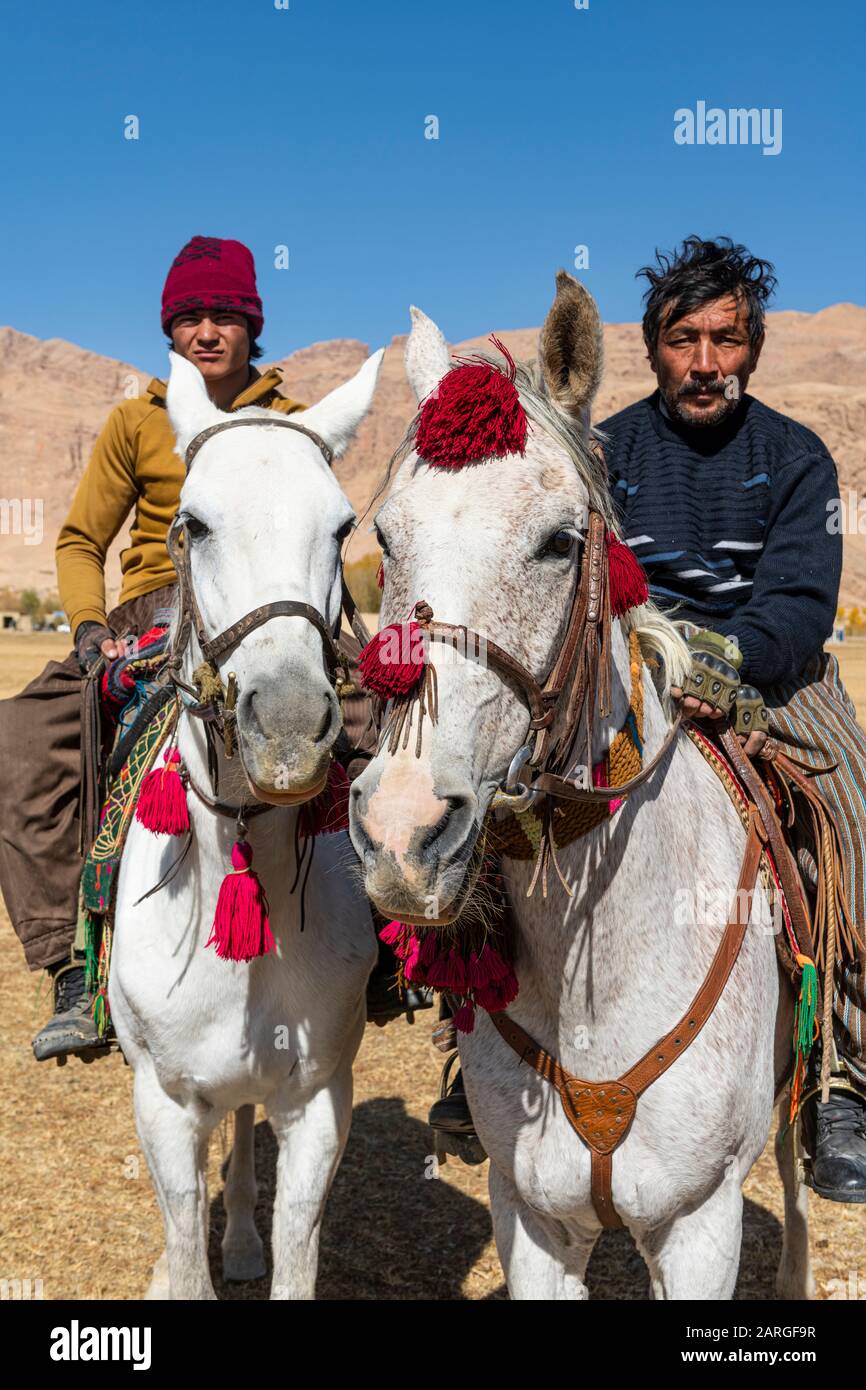 Buzkashi, Yaklawang, Afghanistan, Asia Foto Stock