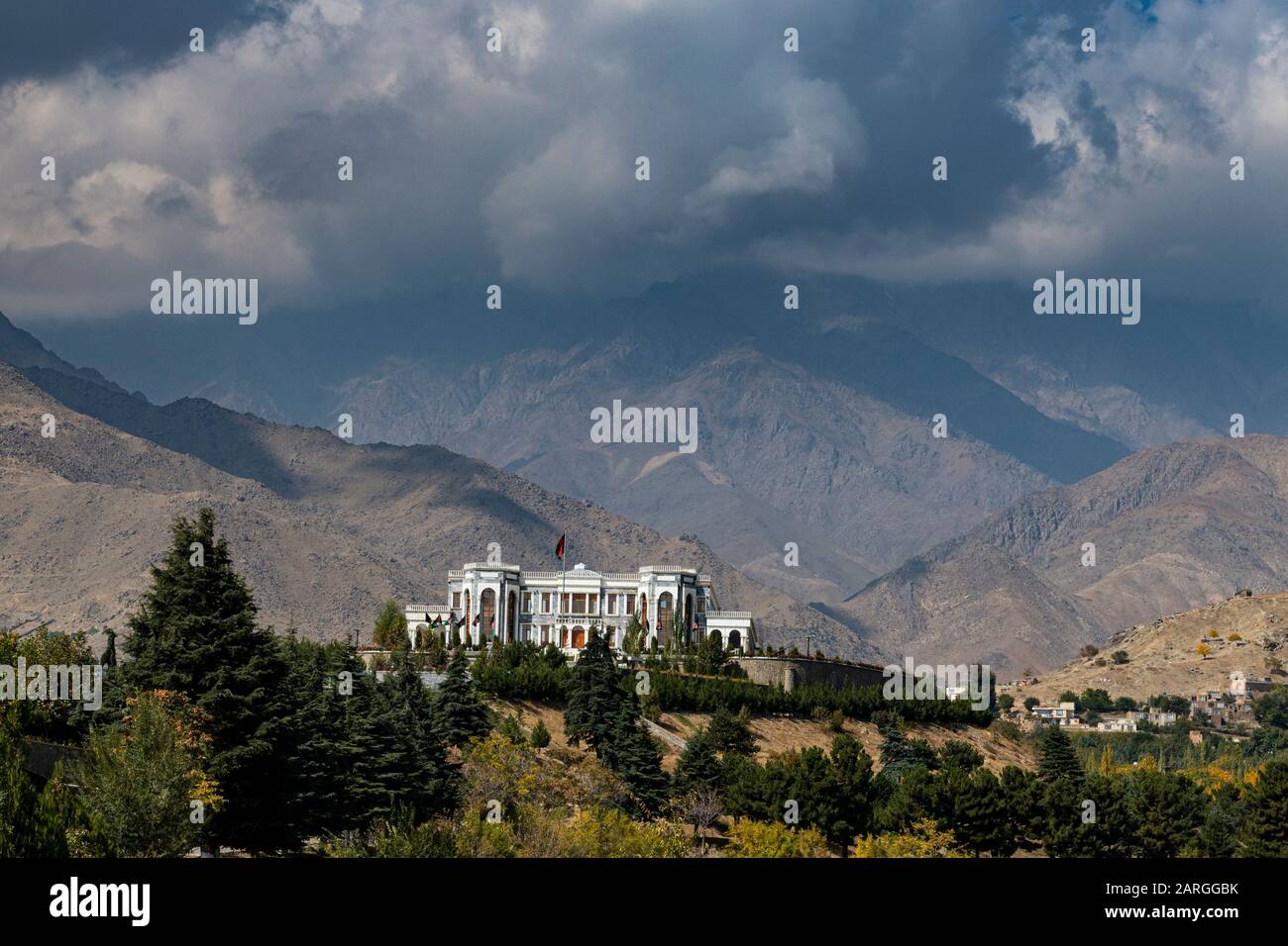 Paghman Hill Castello E Giardini, Kabul, Afghanistan, Asia Foto Stock