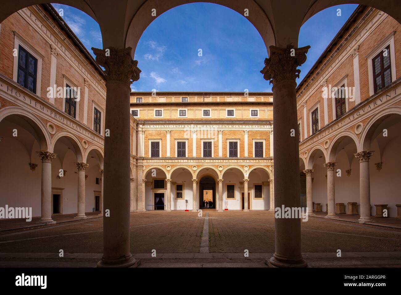 Galleria Nazionale Delle Marche, Palazzo Ducale, Urbino, Marche, Italia, Europa Foto Stock