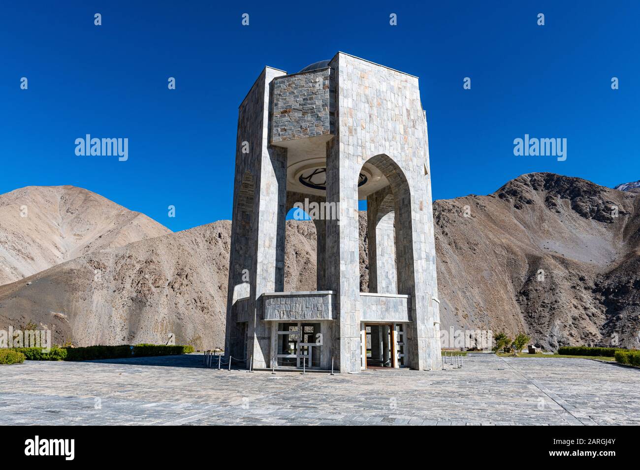 Ahmad Shah Massoud Memorial, Panjshir Valley, Afghanistan, Asia Foto Stock