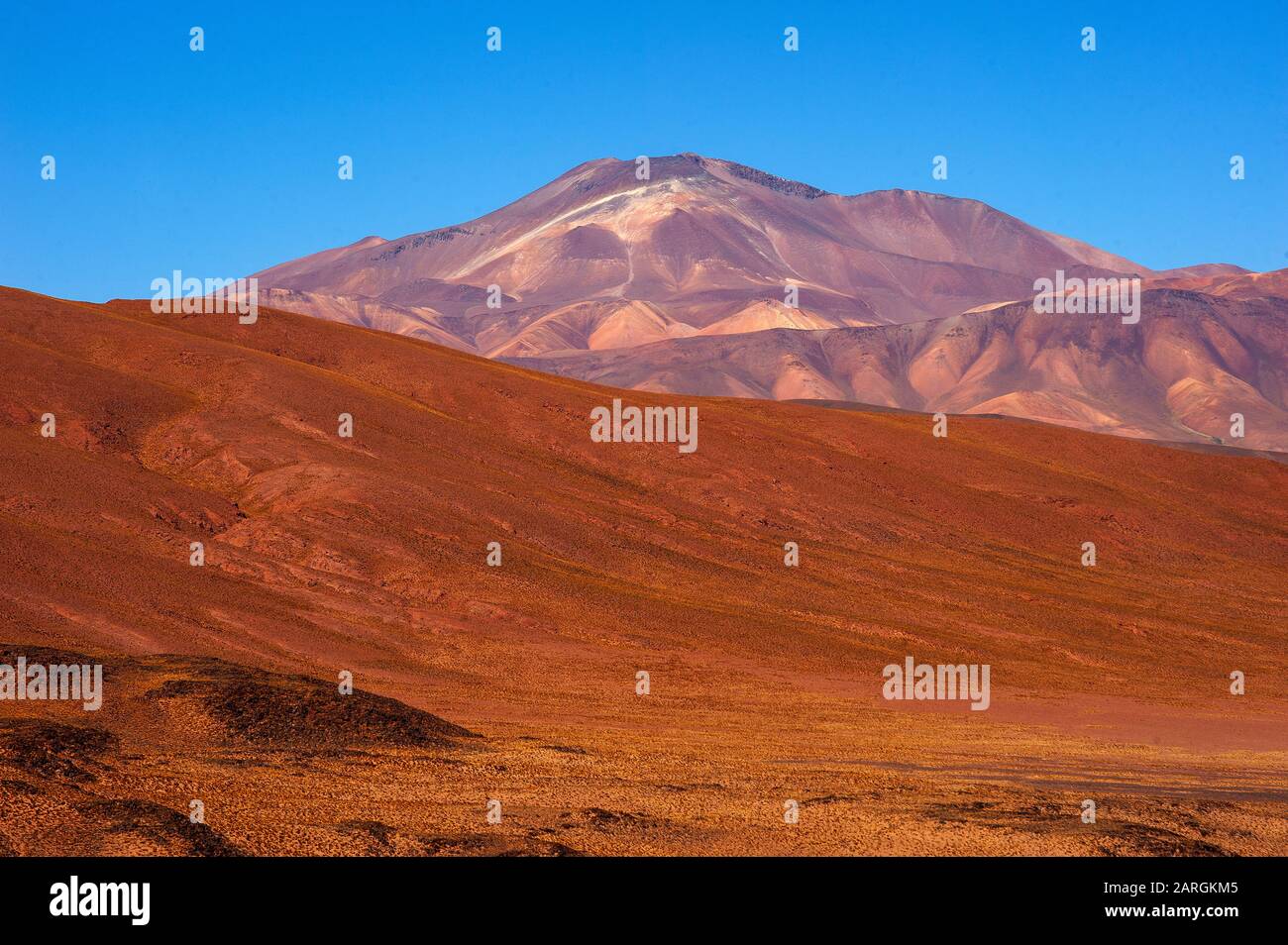 Paesaggio sulla Ruta 51 vicino al confine con il Cile a Paso Sico, Argentina Foto Stock