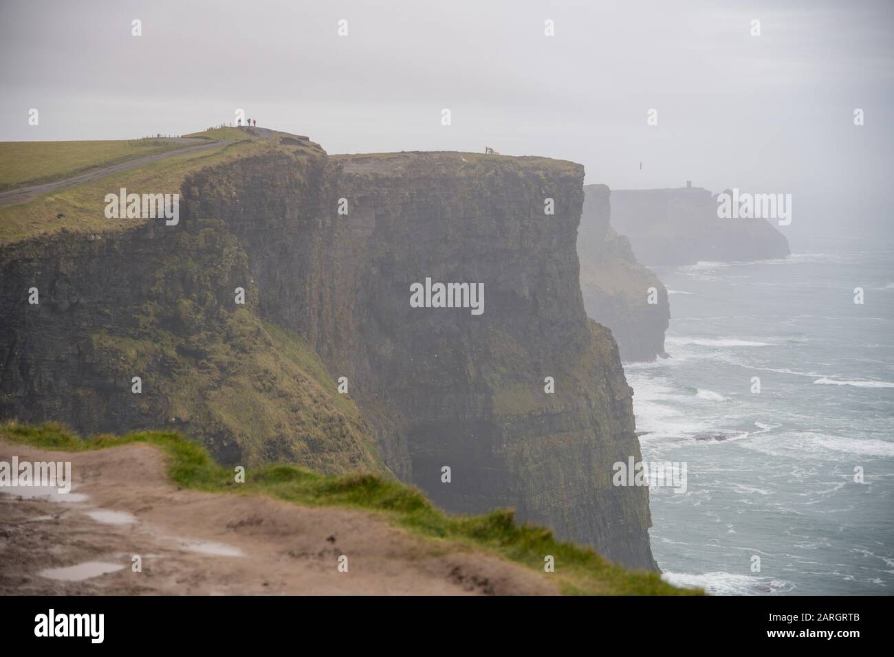 Irland. 19th febbraio 2018. Irlanda 2018: Impressioni Irlanda - Febbraio - 2018 scogliere di Moher | utilizzo credito mondiale: DPA/Alamy Live News Foto Stock