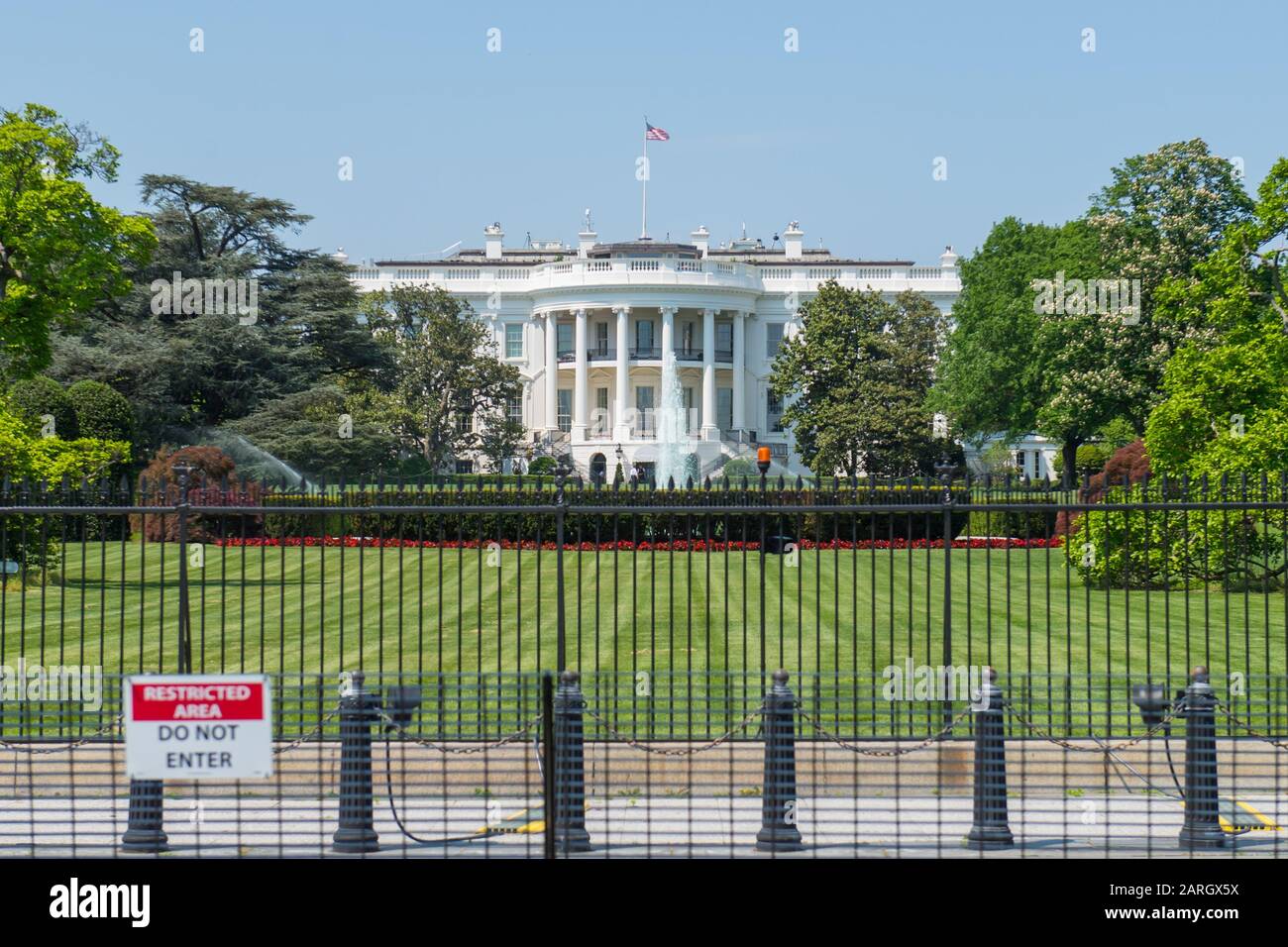 Washington, Usa Maggio 2018: Impressioni Washington - Maggio 2018 Washington Dc Weivues Haus / White House / Weisses Haus | Utilizzo In Tutto Il Mondo Foto Stock