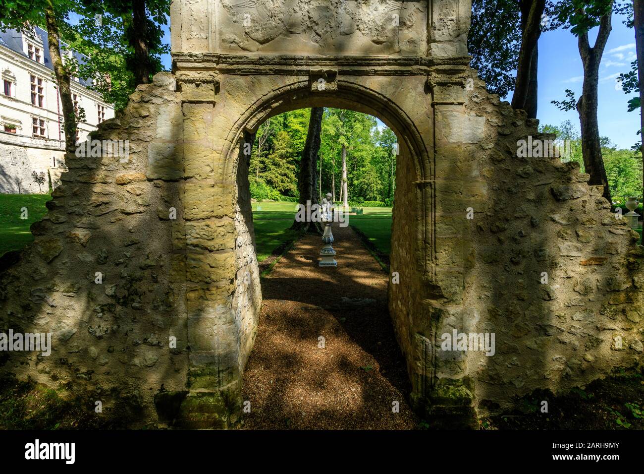 Francia, Indre et Loire, Valle della Loira elencati come Patrimonio Mondiale dall'UNESCO, Amboise, Chateau-Gaillard Royal dominio parco e giardini, l'arca per il Dauph Foto Stock