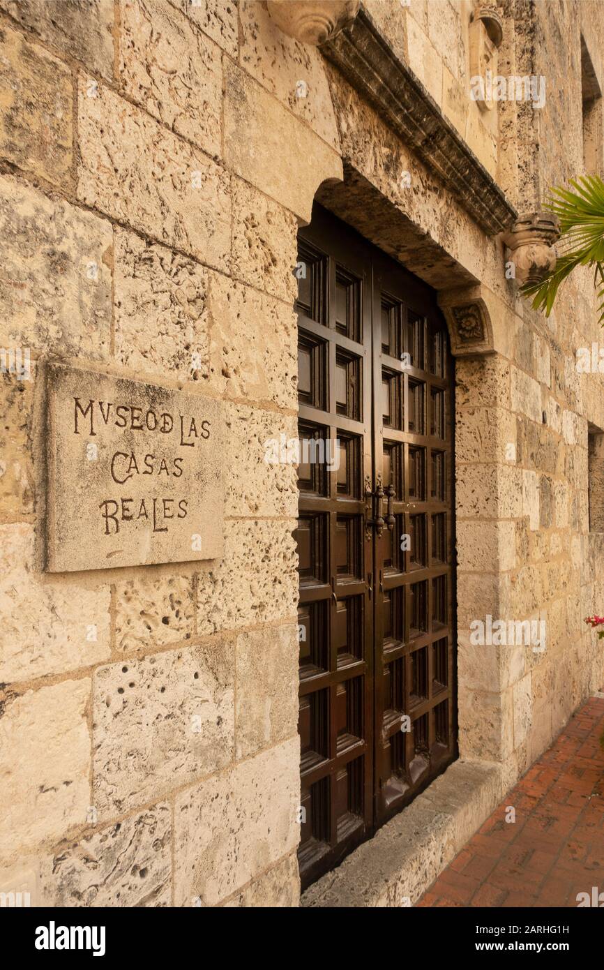 Museo delle Case reali Santo Domingo Repubblica Dominicana Foto Stock