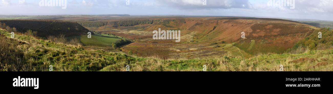 Intorno al Regno Unito - il foro di Horgum, nelle colline tabulari del North York Moors National Park nell'Inghilterra settentrionale. Foto Stock