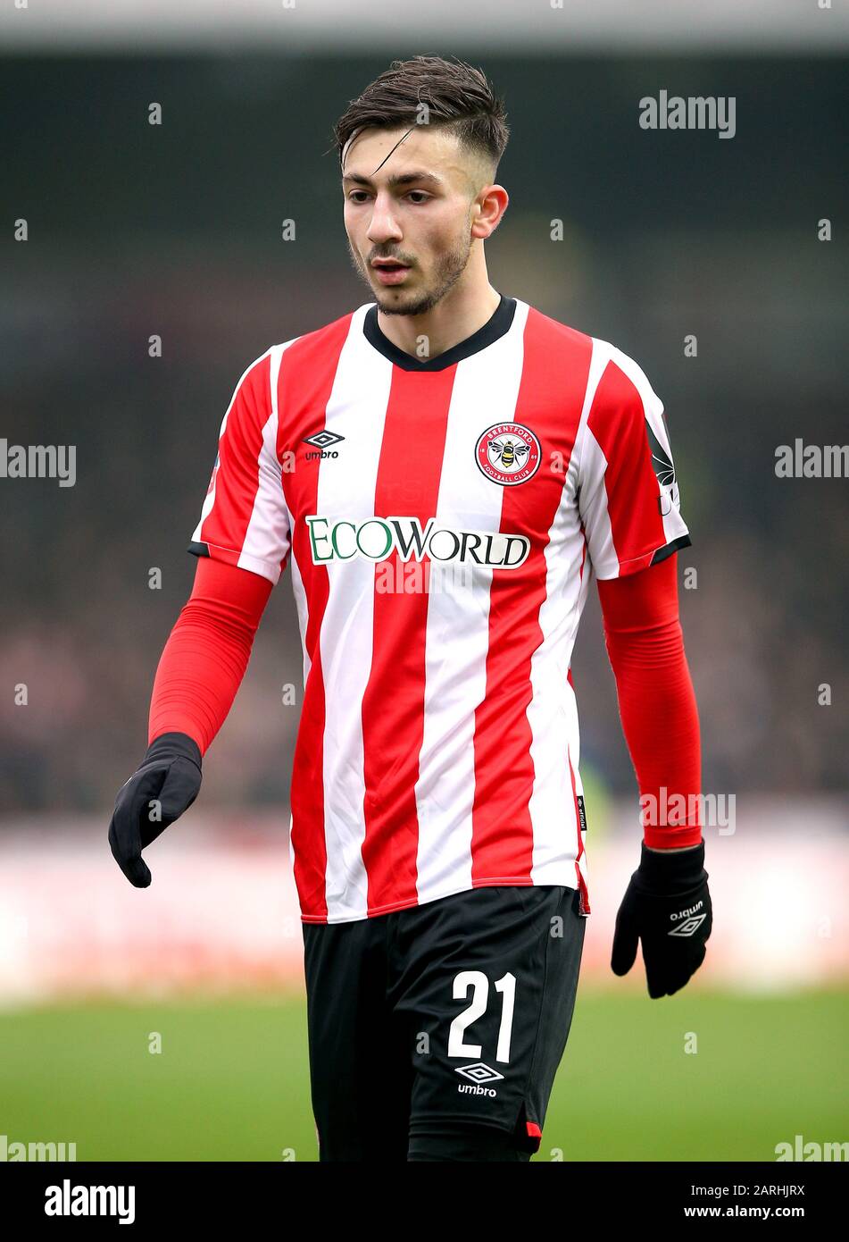 Halil Dervisoglu Di Brentford Foto Stock