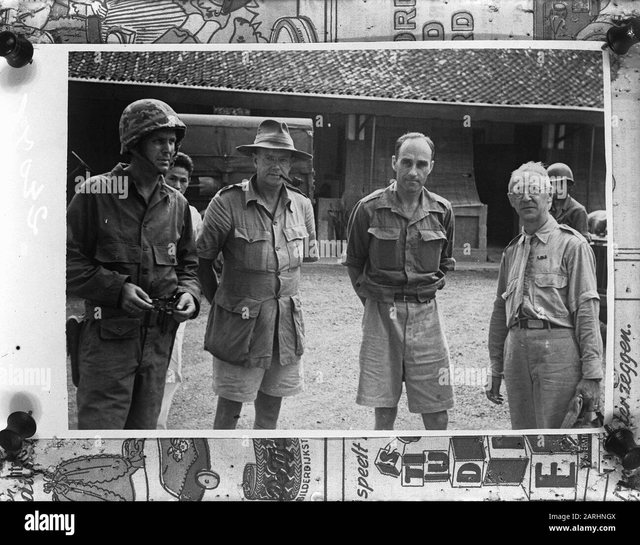 Tour di ispezione attraverso Java Data: 12 ottobre 1947 Località: Java Parole Chiave: Tour di ispezione Foto Stock