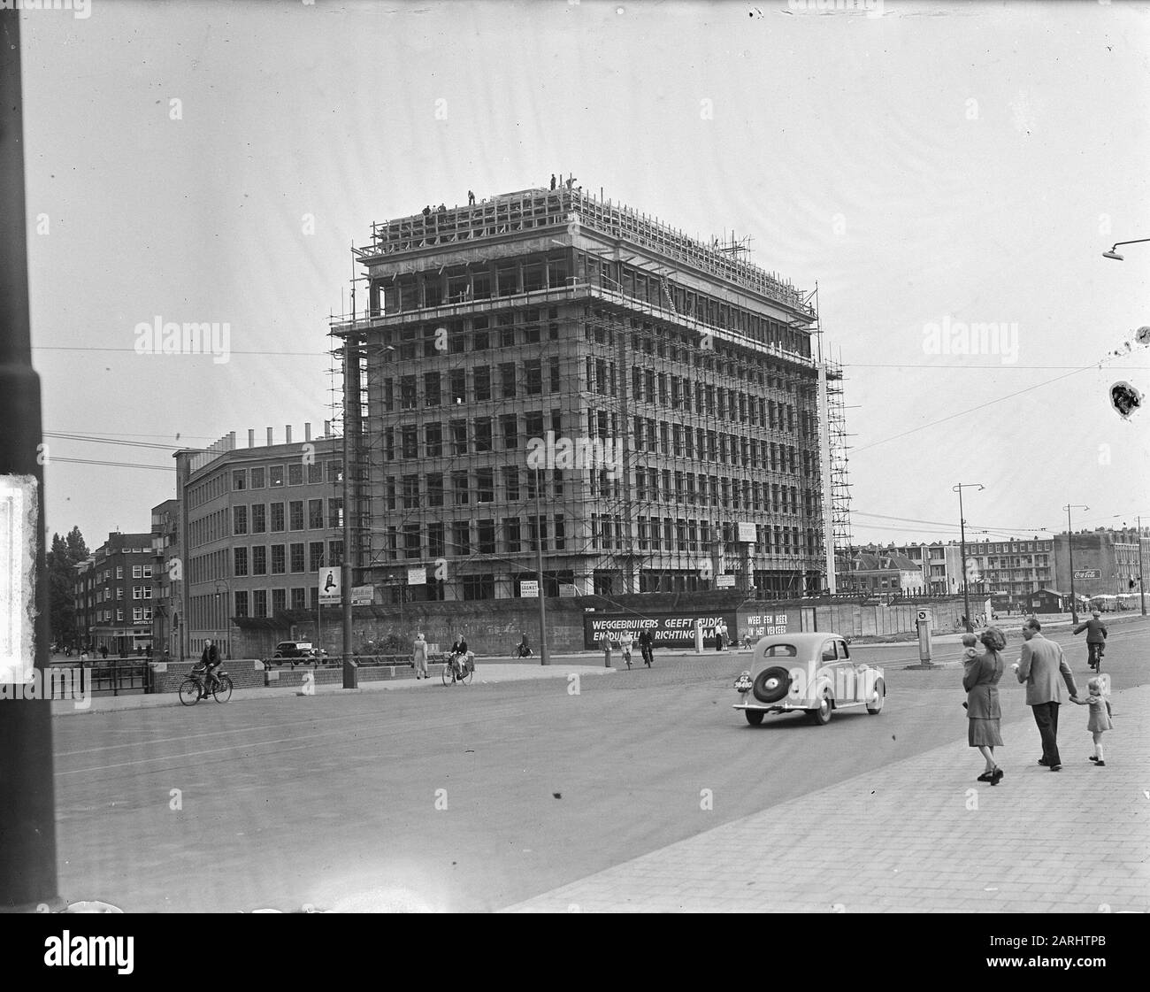 Building Council Van Arbeid Amsterdam Data: 29 Agosto 1949 Luogo: Amsterdam, Noord-Holland Parole Chiave: Edifici Nome Dell'Istituzione: Council Van Arbeid Foto Stock