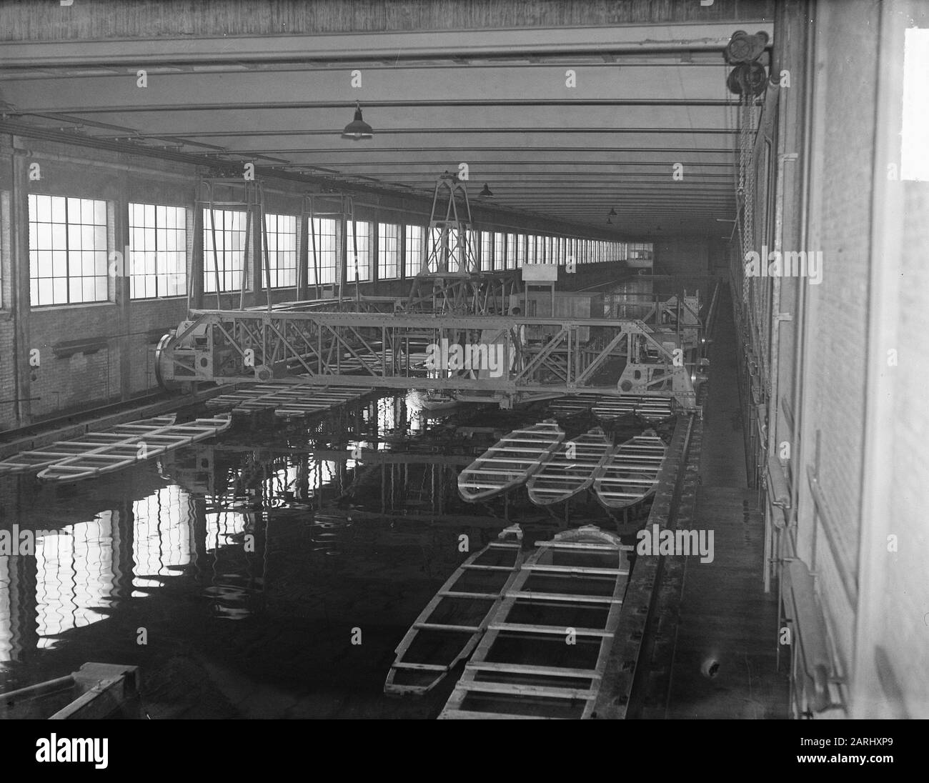 Serie Shipbuilding Test Station Wageningen Data: 13 Marzo 1950 Luogo: Gelderland, Wageningen Parole Chiave: Teststations, Costruttori Navali Foto Stock
