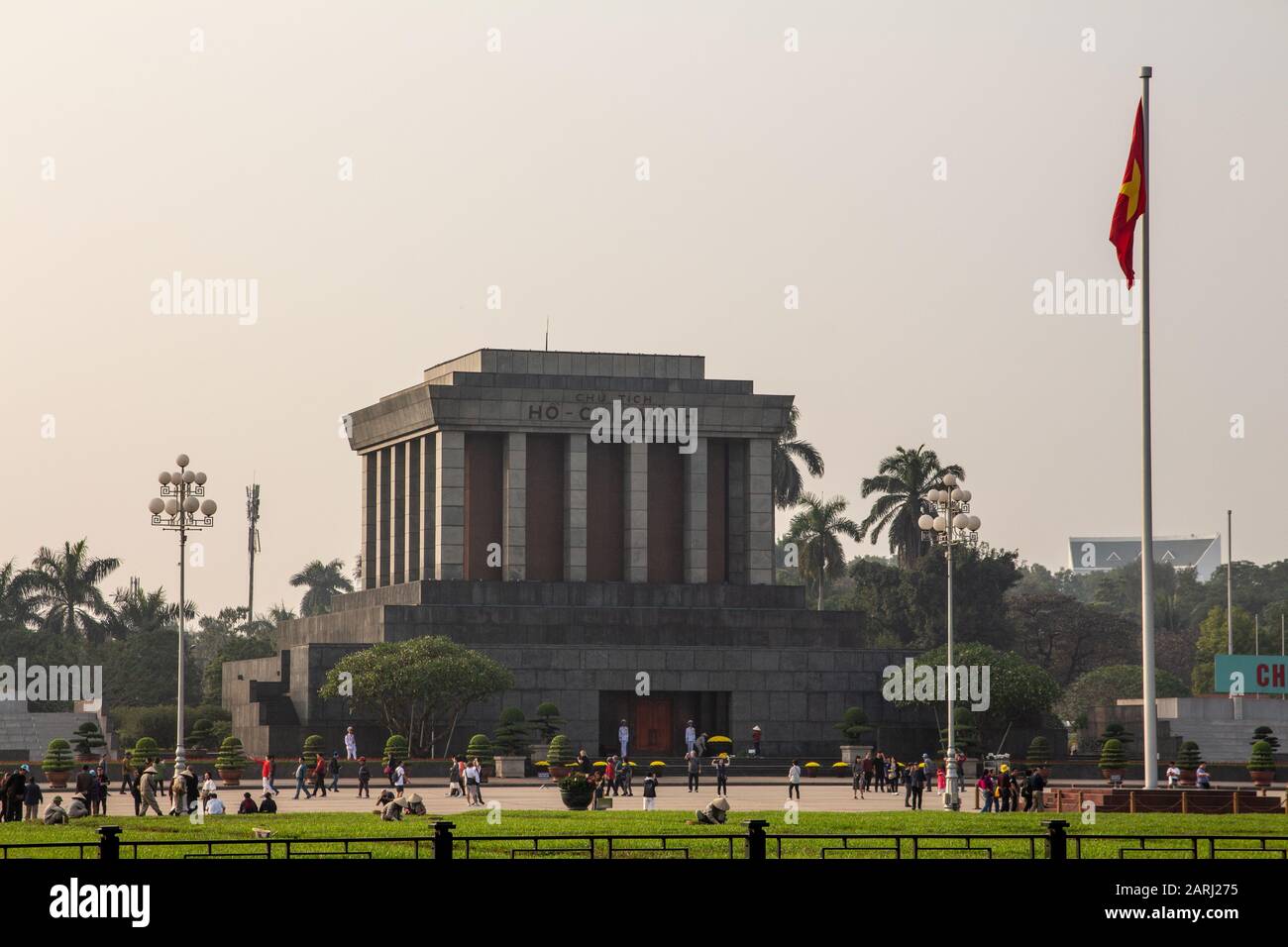 Qui potete vedere il Mausoleo ho Chi min Foto Stock