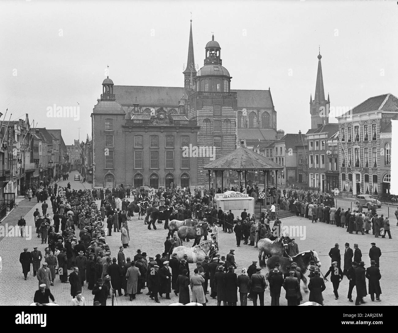 Goes stallion approval Date: February 15, 1951 Location: Goes Keywords: Stalloni, approvazioni Foto Stock