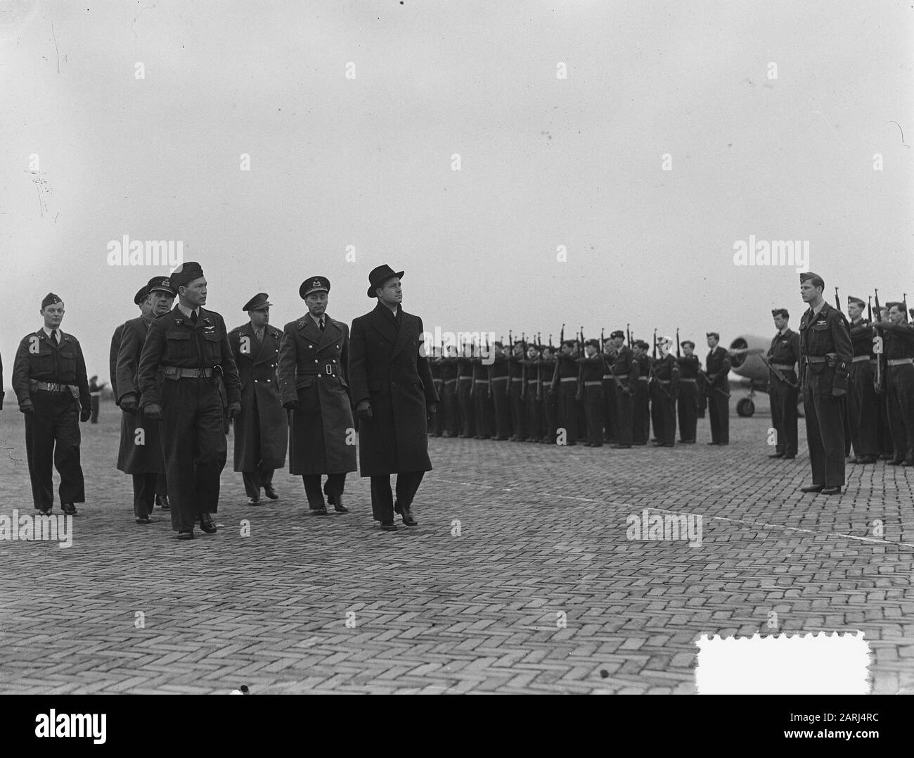 Airport Eindhoven Commandant Tactical Air Forces Data: 22 Gennaio 1952 Parole Chiave: Commanders Institution Name: Royal Air Force, Eindhoven Airport Foto Stock
