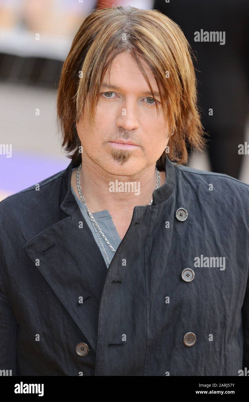 Billy Ray Cyrus, Hannah Montana Premiere UK, Odeon West End, Londra, Regno Unito Foto Stock