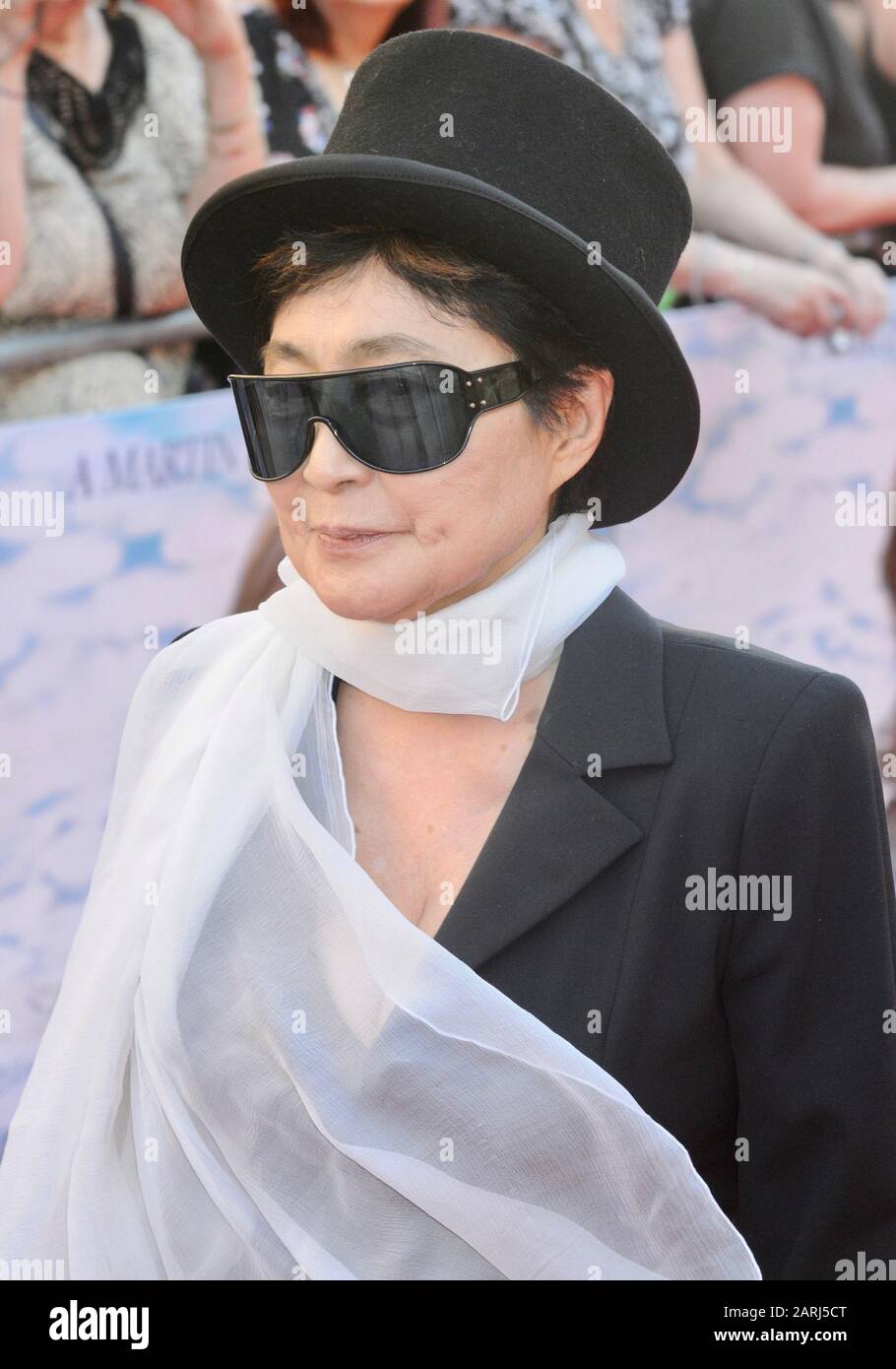 Yoko Ono, 'George Harrison: Living in a Material World', BFI Southbank, Londra. REGNO UNITO Foto Stock
