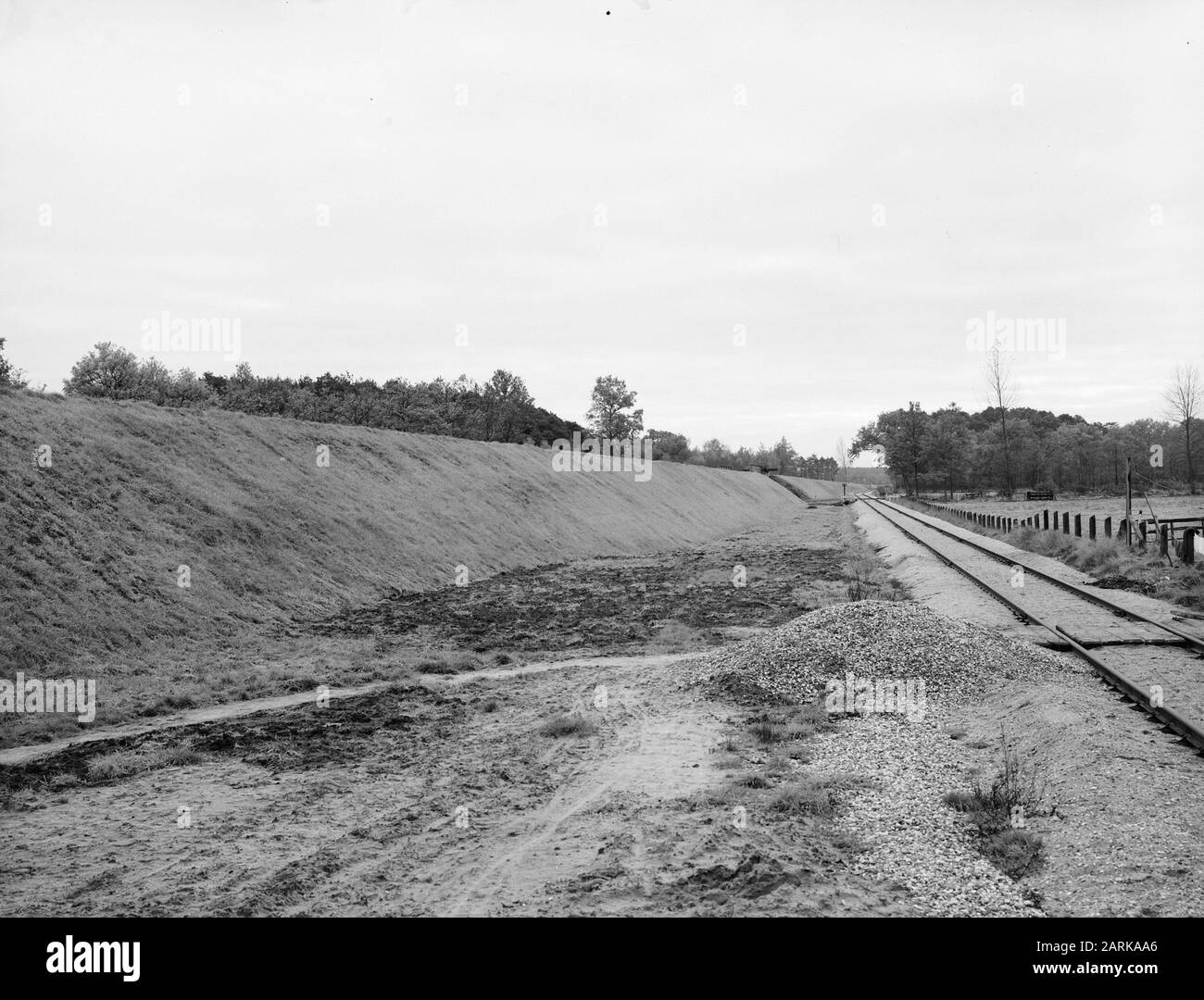 Dighe ferroviarie Data: Undicated luogo: Goor, Neede Parole Chiave: Dighe ferroviarie Foto Stock