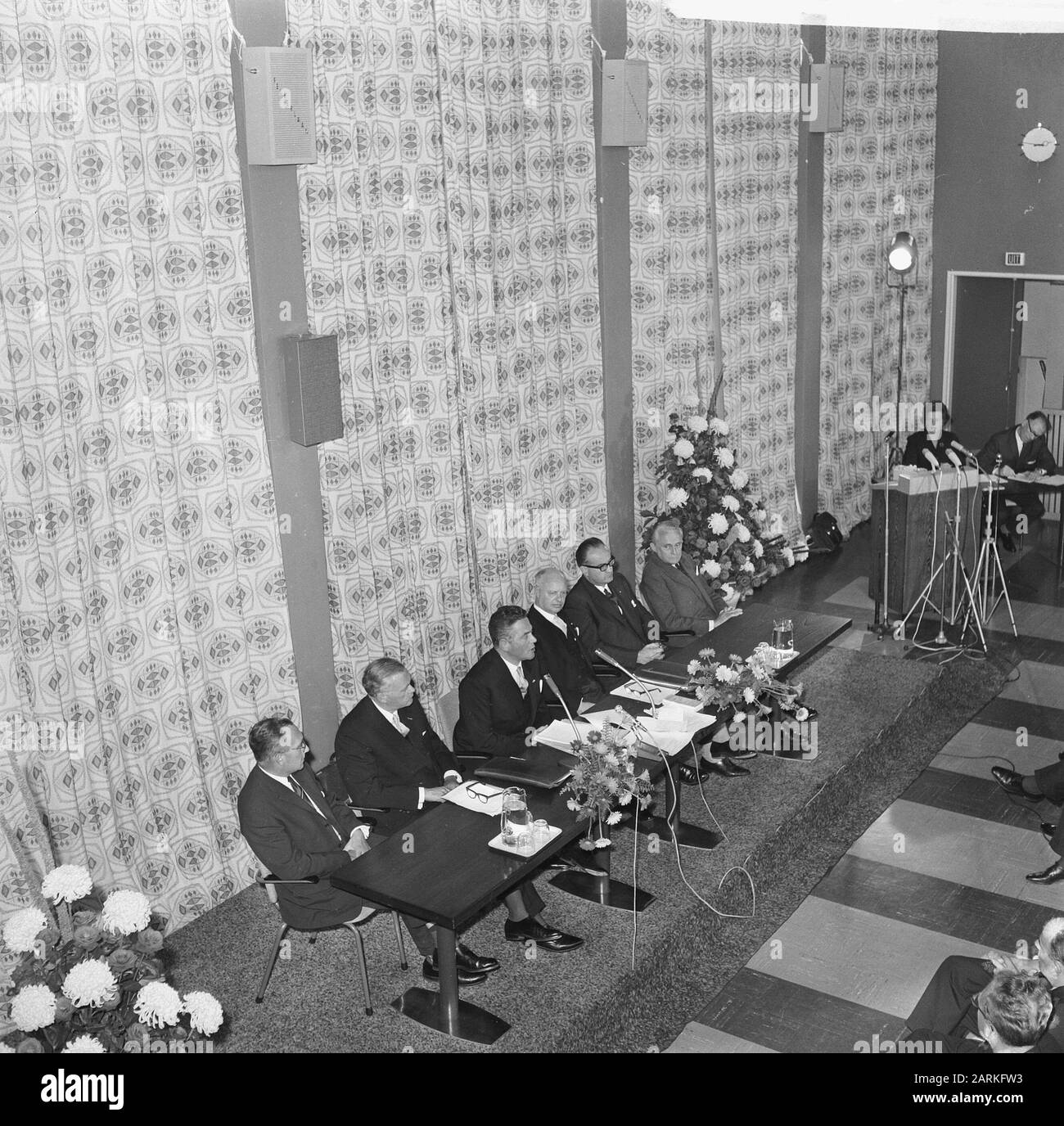 Prima Sessione Rijnmondraad Data: 14 Settembre 1965 Foto Stock