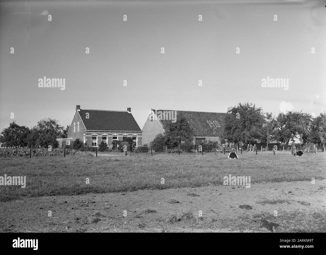 Edifici, fattorie Data: Agosto 1956 posizione: Axel Parole Chiave: Fattorie, edifici Foto Stock