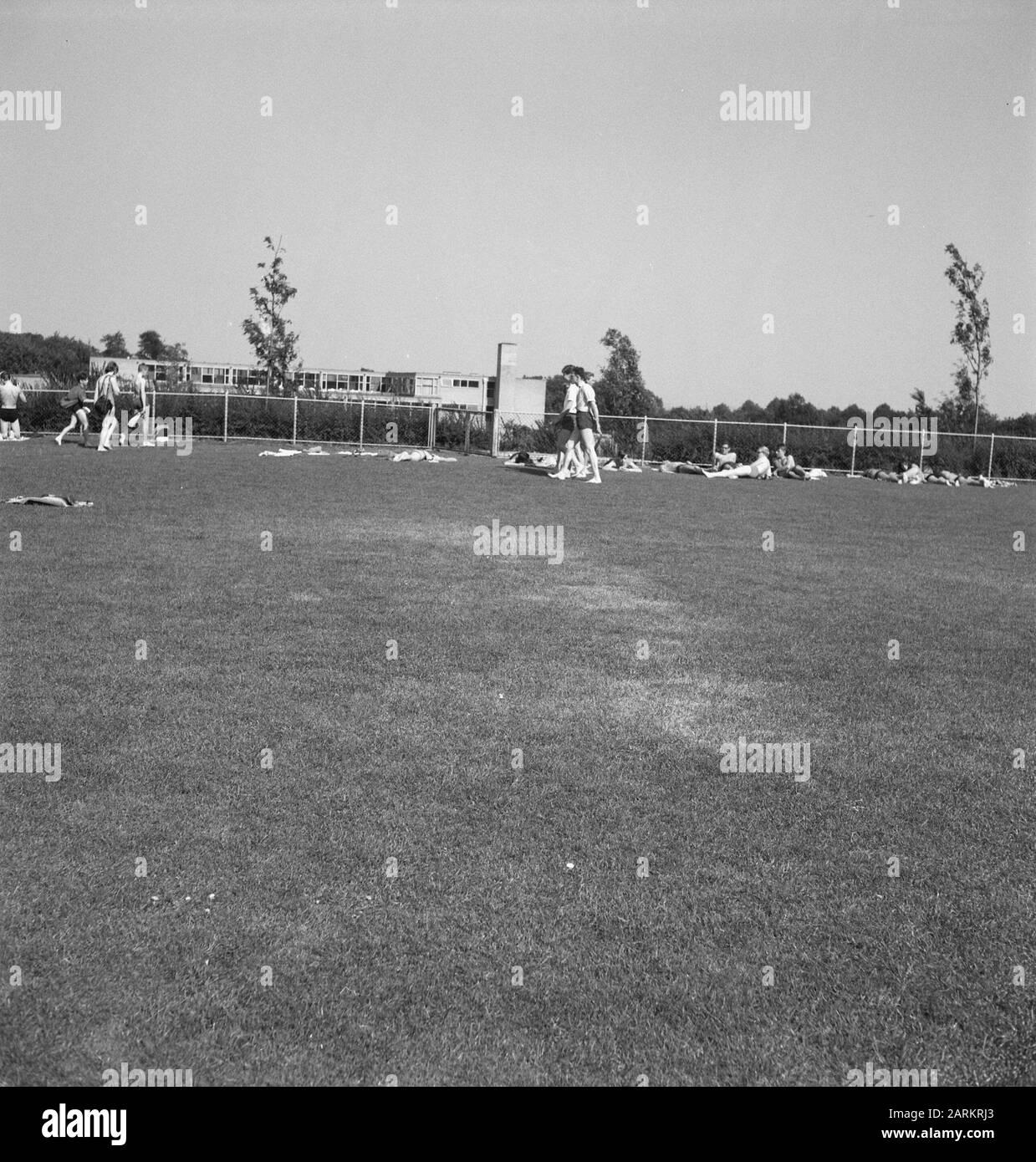 Campi sportivi, persone Data: Parole Chiave non date: Persone, campi sportivi Foto Stock