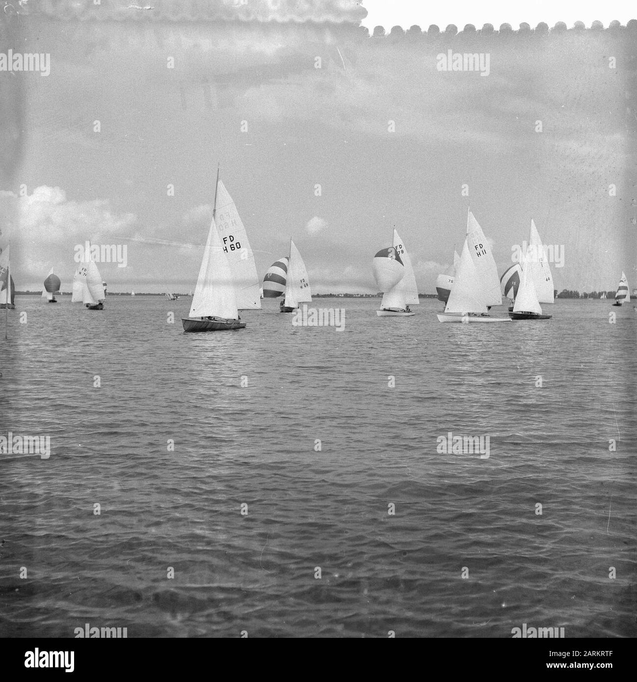 Internationale Hollandweek 1959 ai laghi Loosdrechtse Data: 2 agosto 1959 Foto Stock