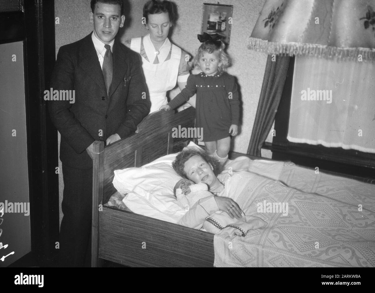 Quindicesimo millesimo residente Meppel Data: 17 gennaio 1947 Località: Meppel Parole Chiave: Residente Foto Stock