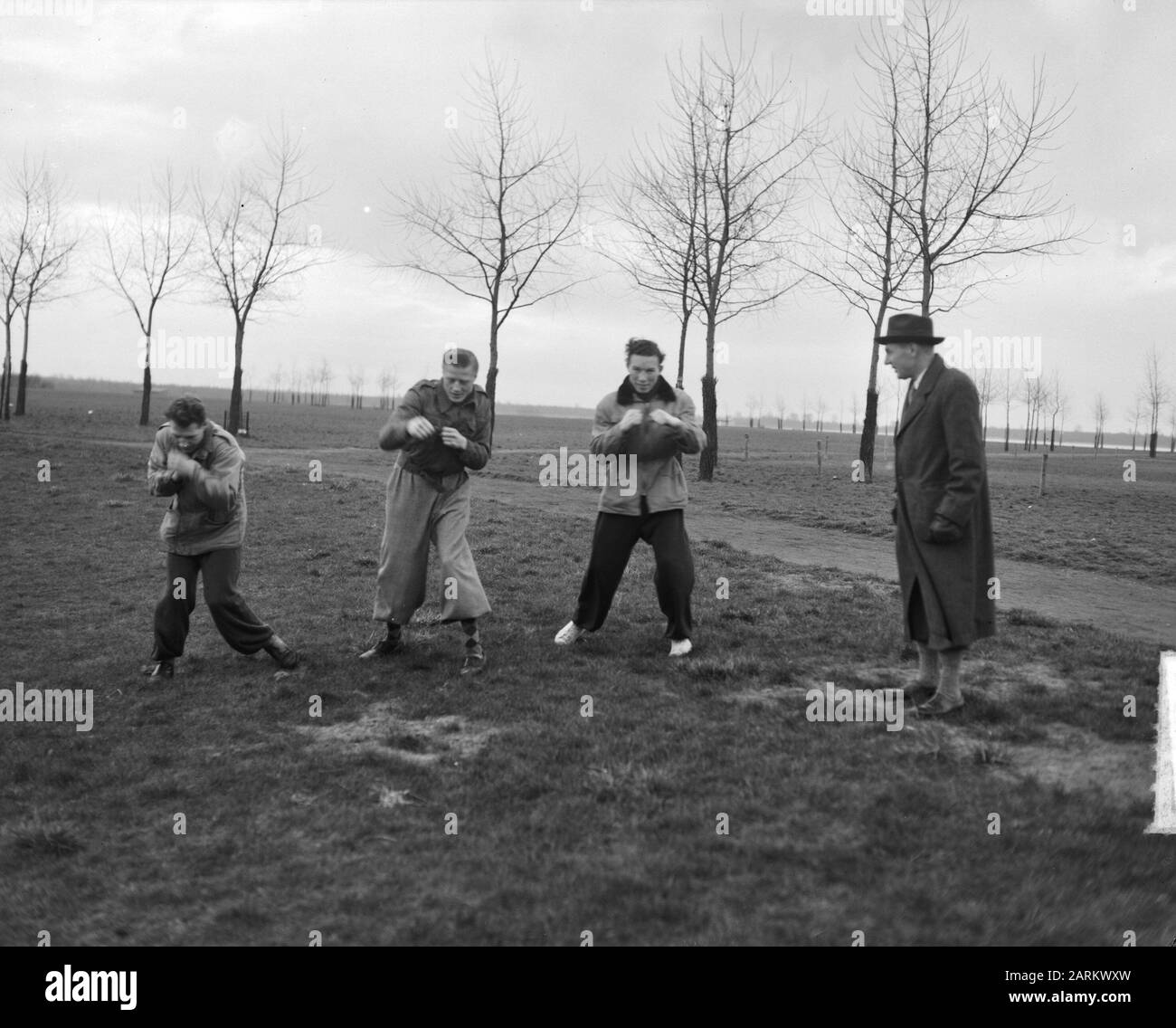 Jan de Bruin in training Data: 19 Aprile 1951 Nome personale: Jan de Bruin Foto Stock