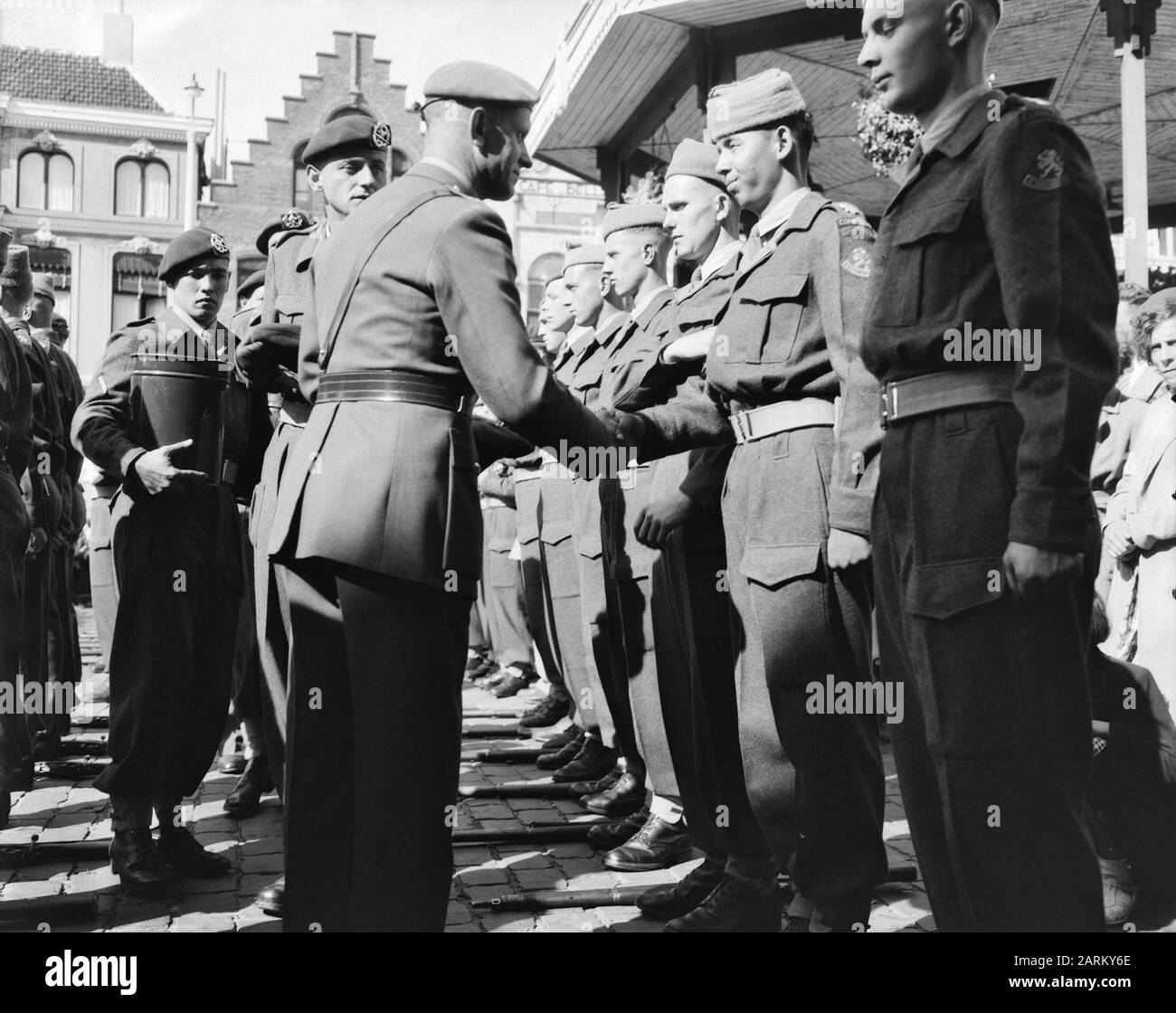 Premio Berretti Verdi Roosendaal Data: 27 Agosto 1952 Località: Noord-Brabant, Roosendaal Parole Chiave: Premi, Berets Foto Stock