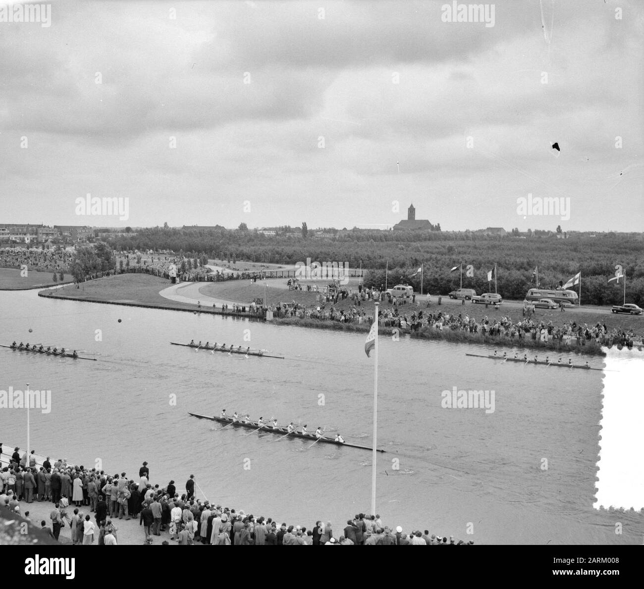 European Women'S Rowing Championships Amsterdam Data: 22 Agosto 1954 Luogo: Amsterdam, Noord-Holland Parole Chiave: Women'S Rowing Championships Foto Stock