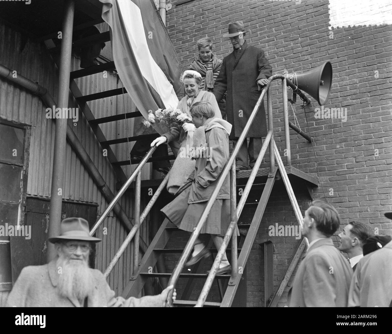 Lancio nave chiesa ospedale De Hoop Data: 7 maggio 1955 Parole Chiave: Lancio Foto Stock