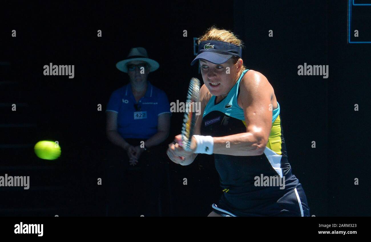 Melbourne, Australia. 29th Gen 2020. D10 Anastasia Pavlyuchenkova (RUS) nel quarto match finale Photo Anne Parker International Sports Fotos Ltd/Alamy Live News Foto Stock