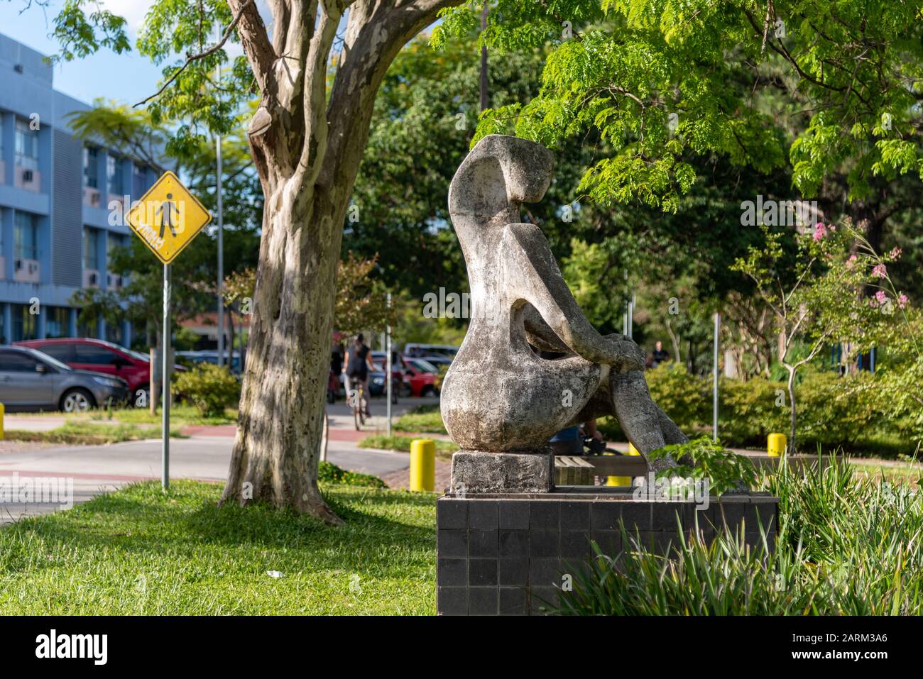 Immagine del Campus dell'Università Federale di Santa Maria, in Brasile. Istruzione universitaria. Foto Stock