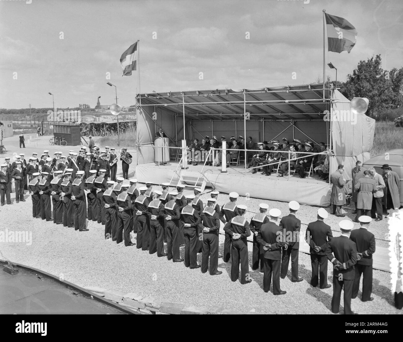 Spedizione Minesweeper Waalwijk a Verschure Data: 21 Giugno 1956 Parole Chiave: Spedizione, Minesweeper Nome istituto: NV Verschure & Co Foto Stock