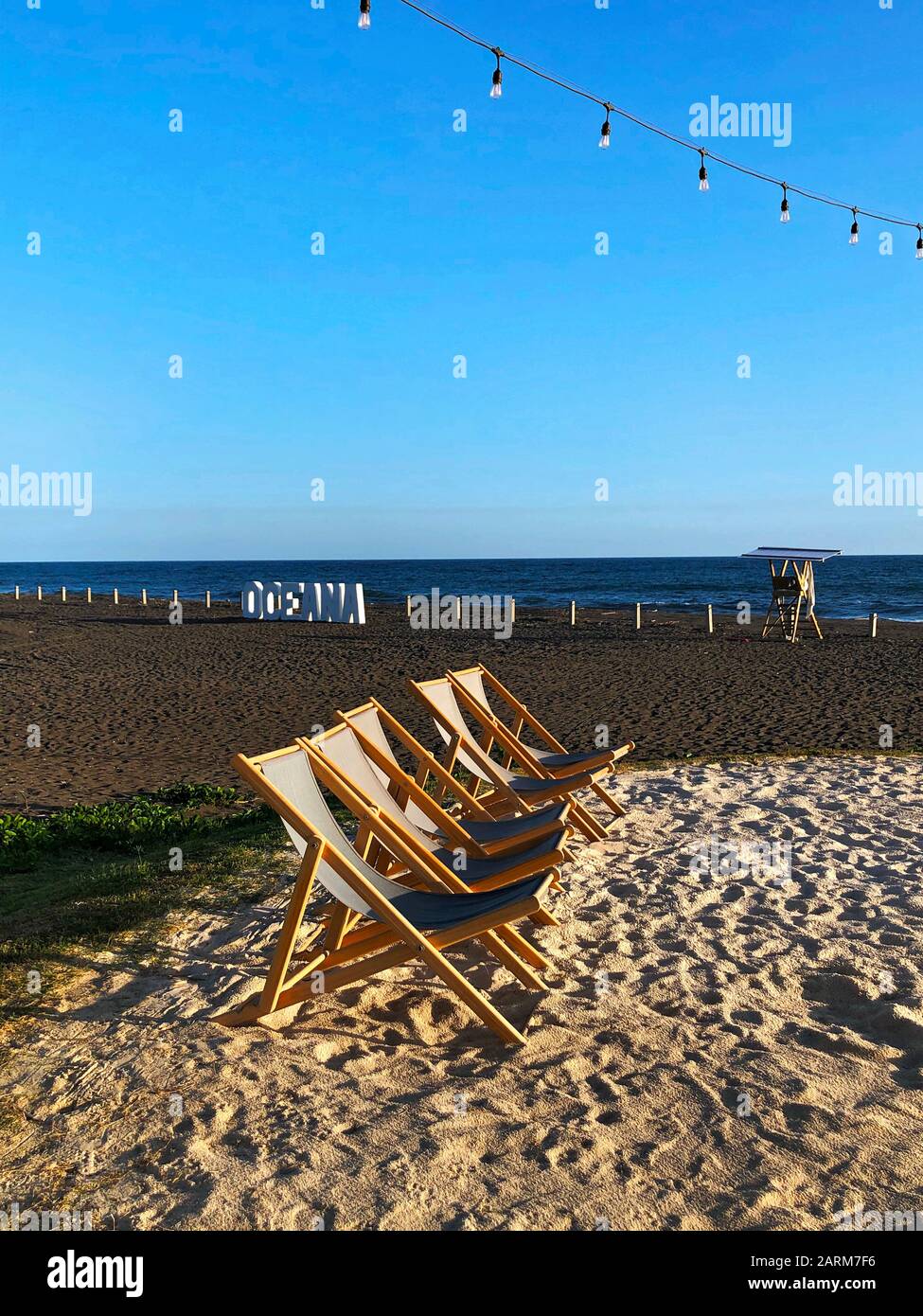 Oceana, un resort all-inclusive sulla costa del Pacifico del Guatemala Foto Stock