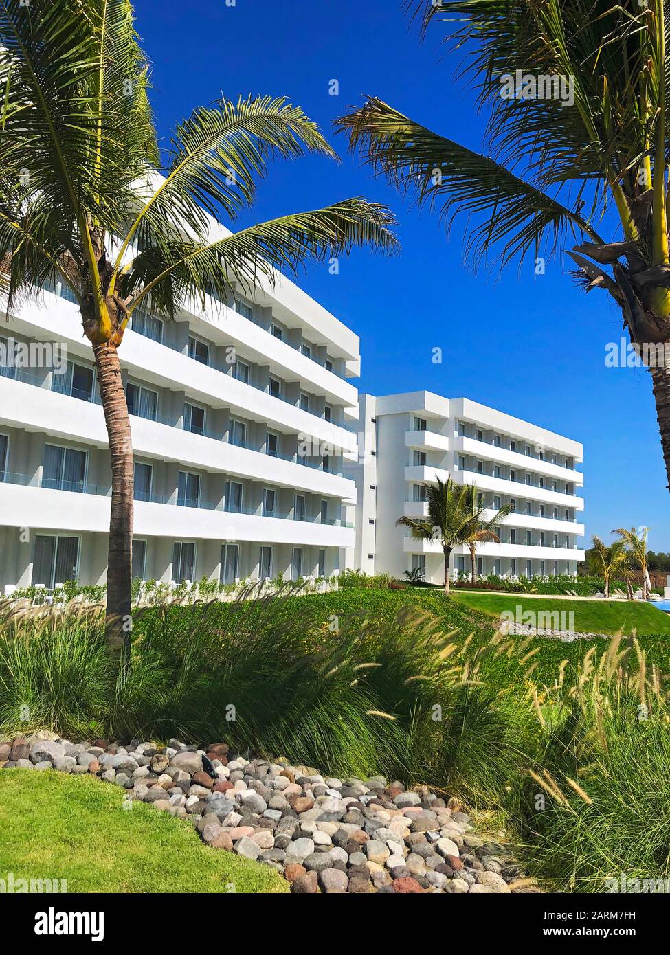 Oceana, un resort all-inclusive sulla costa del Pacifico del Guatemala Foto Stock