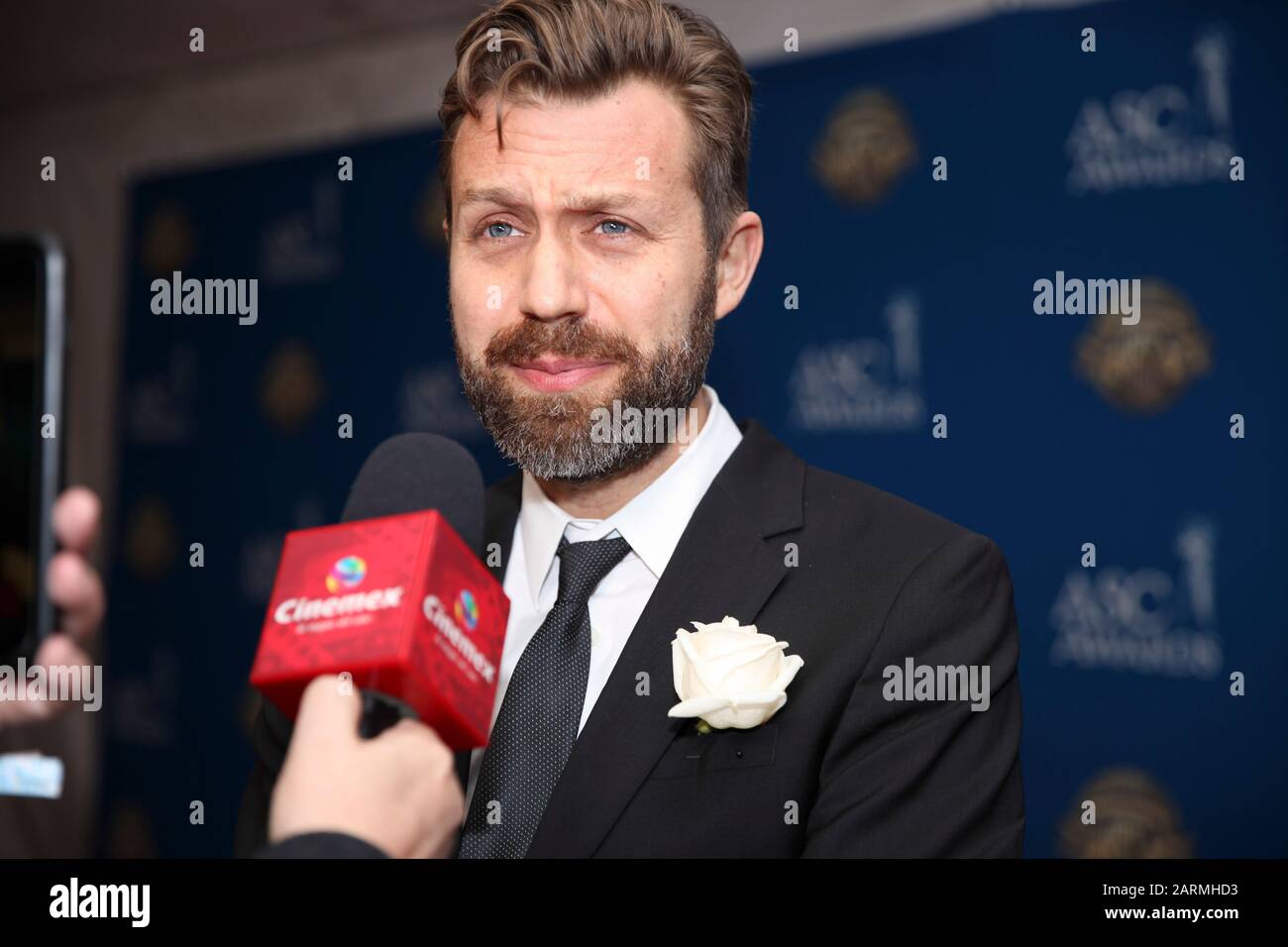 Jarin Blaschke frequenta la 34th Annual American Society of Cinematographers ASC Awards alla Ray Dolby Ballroom di Los Angeles, California, USA, il 25 gennaio 2020. Foto Stock