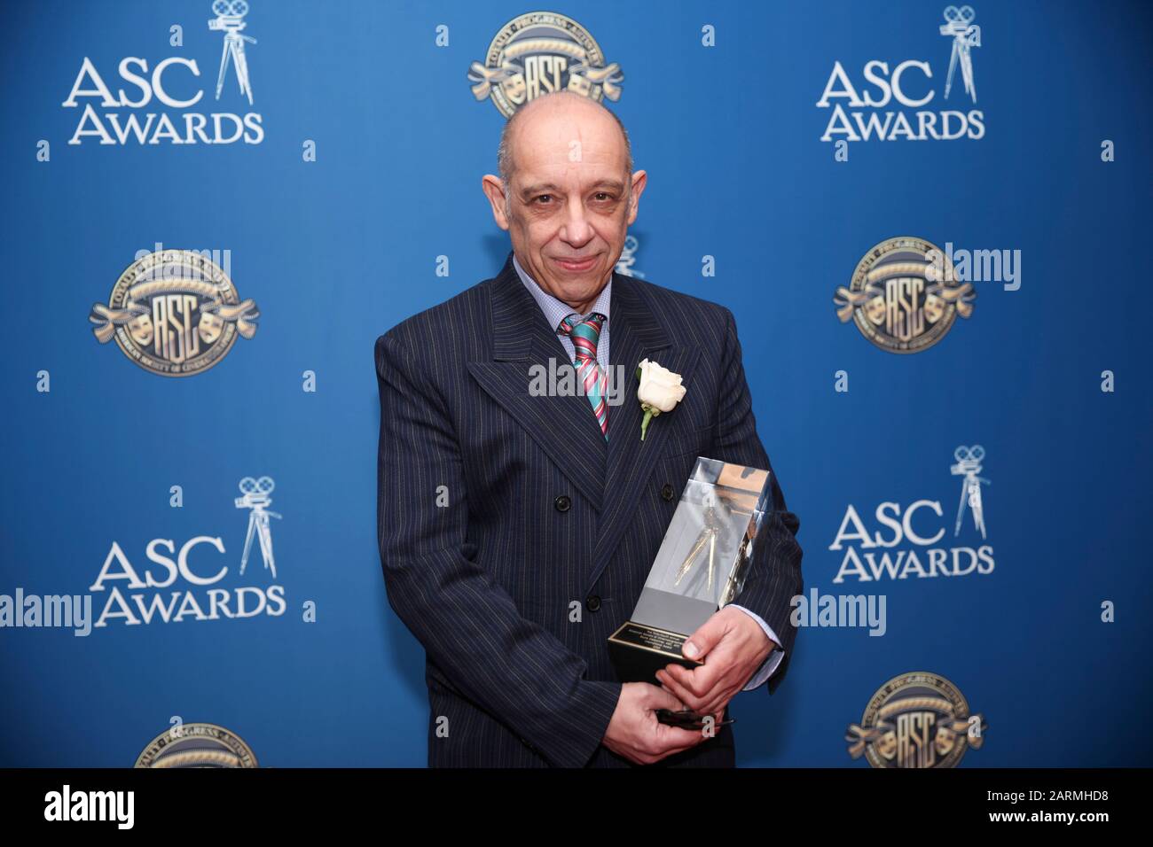 Bruno Delbonnel partecipa alla 34th Annual American Society of Cinematographers ASC Awards alla Ray Dolby Ballroom di Los Angeles, California, USA, il 25 gennaio 2020. Foto Stock
