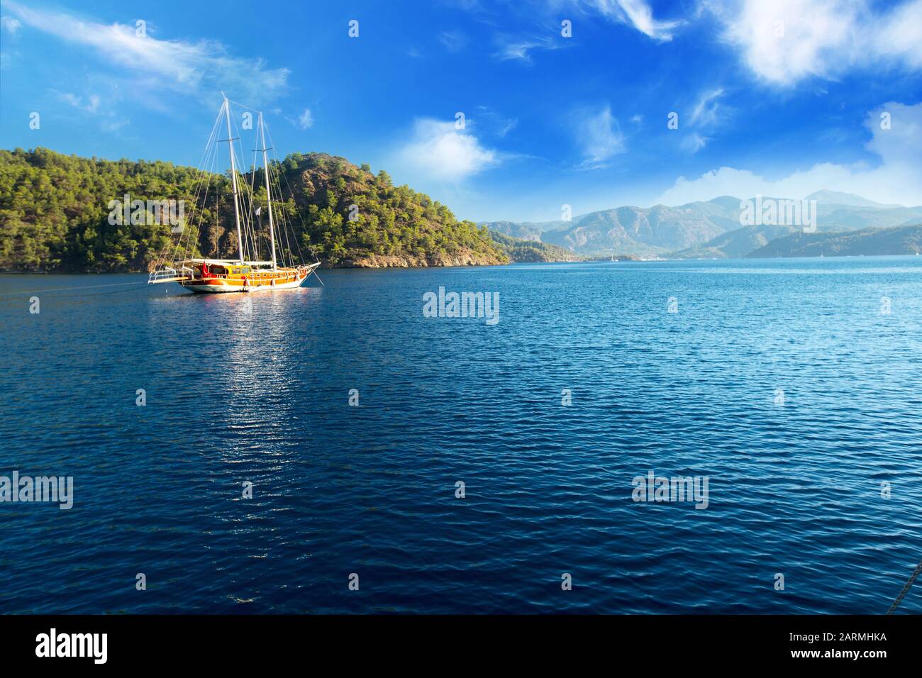 Kemer, Antalya, Regione Mediterranea, Turchia, Lycia. Foto Stock