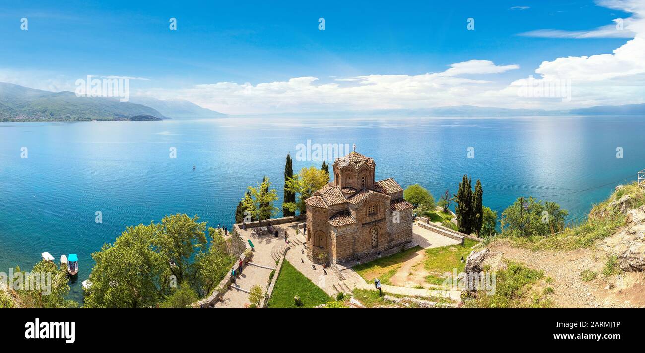 Chiesa di Jovan Kaneo a Ohrid, Repubblica di Macedonia Foto Stock