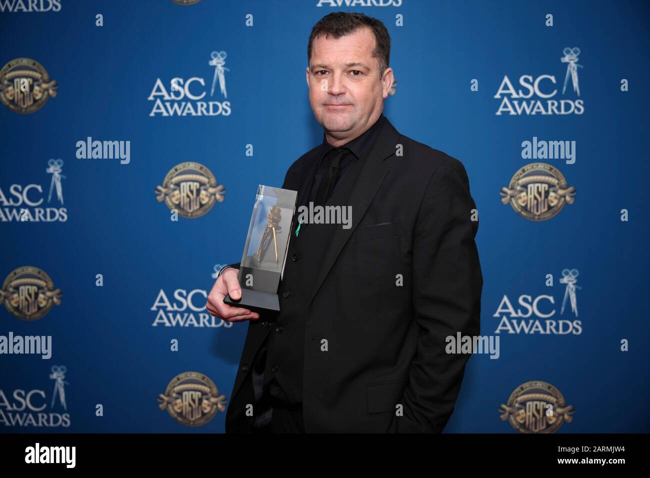 Colin Watkinson partecipa al 34th Annual American Society of Cinematographers ASC Awards alla Ray Dolby Ballroom di Los Angeles, California, USA, il 25 gennaio 2020. Foto Stock