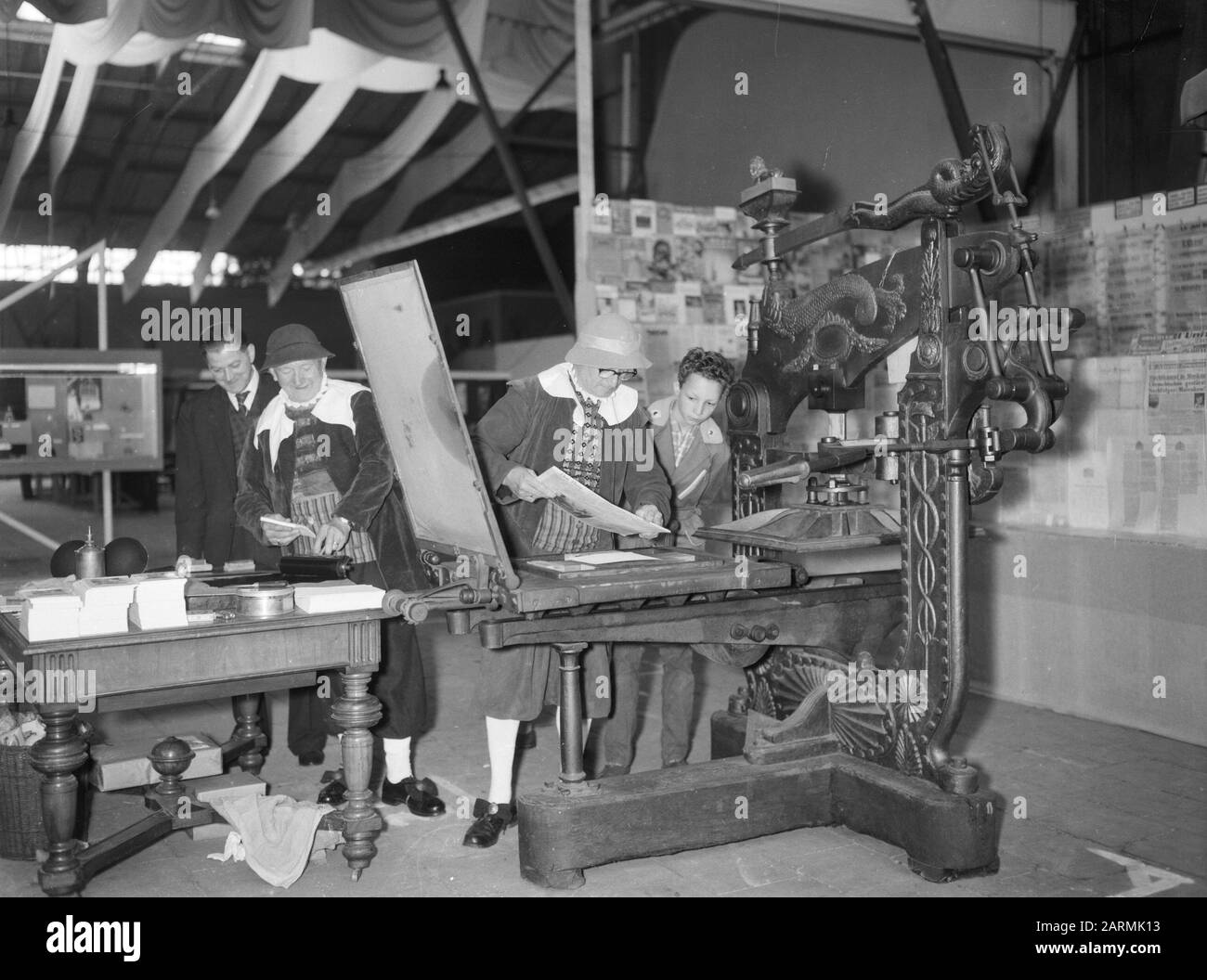 Mostra Curiosa All'Aia. Stampa Dal 1790 Data: 4 Agosto 1961 Luogo: L'Aia, Zuid-Holland Parole Chiave: Mostre Foto Stock