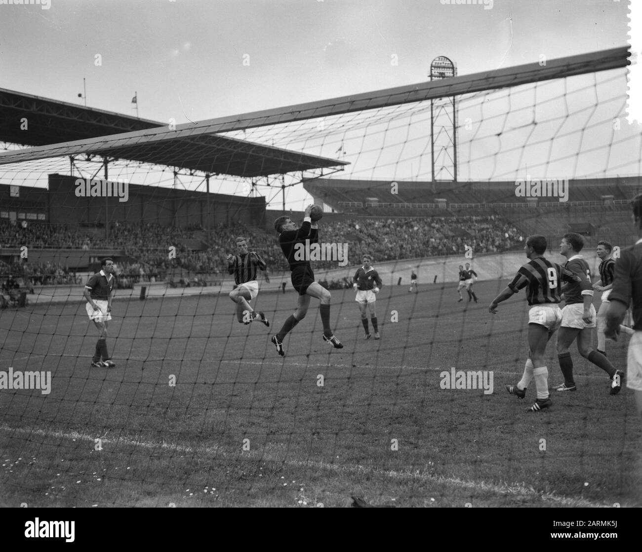 DWS vs MVV 1-0. Momento del gioco Data: 20 agosto 1961 Parole Chiave: Sport, calcio Foto Stock