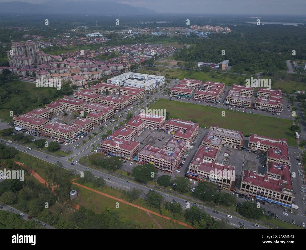 Kuching, Sarawak / Malesia - 16 Novembre 2019: La Città Moderna Di Mjc Batu Kawa Foto Stock